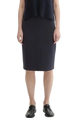 TOM TAILOR Damen 1043682 Rock mit Struktur, 10668-Sky Captain Blue, 36