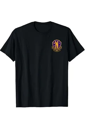 Wednesday Halloween Nevermore Crest Pocket Logo Costume T-Shirt