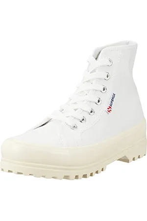 Superga Damen 2341 Alpina Gum Oxford-Schuh, White-Shiny Offwhite, 36 EU