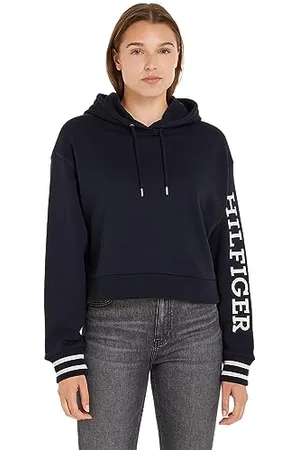 Tommy Hilfiger Damen Hoodie mit Kapuze, , L