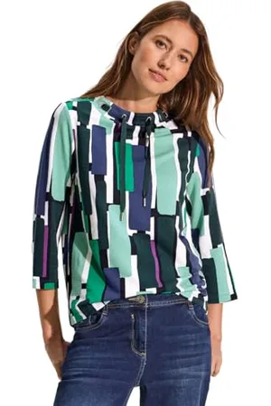 CECIL Damen B321916 Bedrucktes Shirt, , Medium