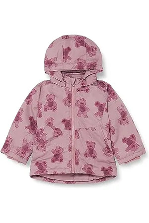 NAME IT Baby-Mädchen NBFMAXI Jacket Teddy Jacke, Black, 158