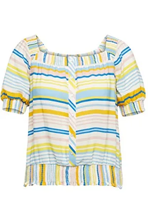 Mavi Damen Short Sleeve Blouse Bluse, , Large (Herstellergröße: L/)