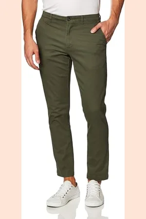 Amazon Herren Legere Stretch-Chinohose mit schmaler Passform, , 38W / 28L