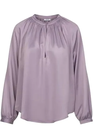 Seidensticker Damen Bluse - Fashion Bluse - Regular Fit – Runhals - Langarm – 100% Viskose