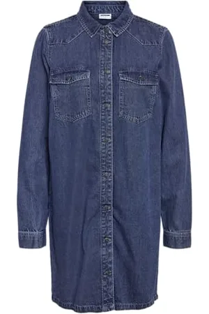Noisy May Nmnew Signe L/S Denim Dress Vi002Mb Noos