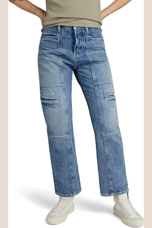 G-Star RAW Damen Viktoria Utility High Straight Jeans, , 33W / 32L