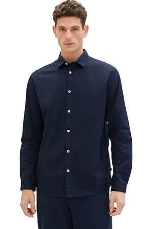 TOM TAILOR Herren Regular Fit Business Hemd mit Stretch, , XXL