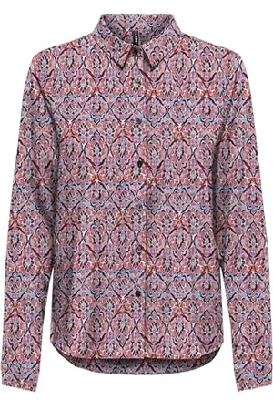 ONLY Damen Onlnova Life Vis L/S Lynne Shirt Bluse, , Small
