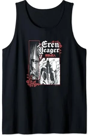 Attack on Titan Epic Titan Eren Yeager Manga Big Portrait Tank Top