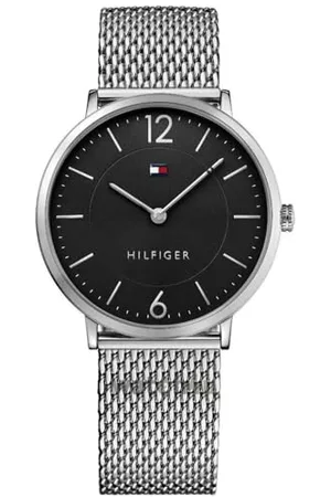 Tommy Hilfiger Analog Quarzuhr für Herren mit Edelstahlarmband Edelstahlarmband - 1710355