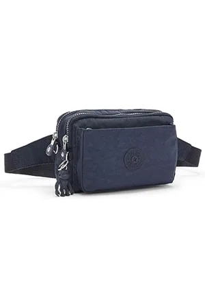 Kipling ABANU Multi Kleine Umhängetasche, die in eine Hüfttasche umgewandelt Werden kann, (Blau)