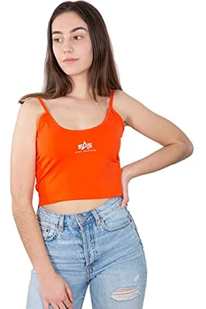 Alpha Industries Damen Basic Crop SL Wmn Tank Top T-Shirt, , L