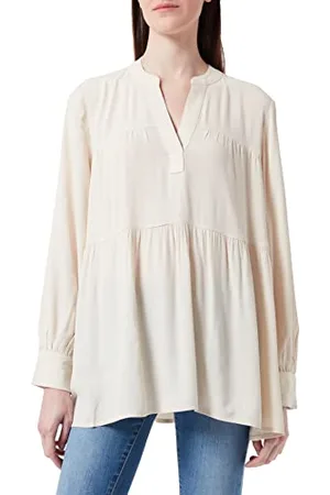 TOM TAILOR Damen Bluse mit Volant 1030335, , 32