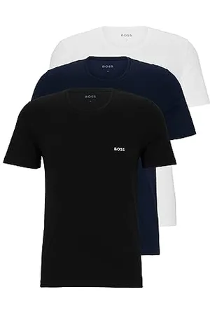 HUGO BOSS Herren 3-Pack Crew Neck Cotton Jersey T-Shirt, , Mittel