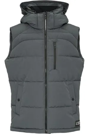QS by s.Oliver Herren 2150478 Puffer Weste mit Abnehmbarer Kapuze, 9581, XXXL