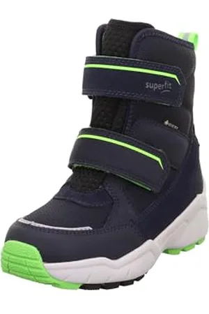Superfit Jungen CULUSUK 2.0 warm gefütterte Gore-Tex Stiefel, BLAU/HELLGRÜN 8000