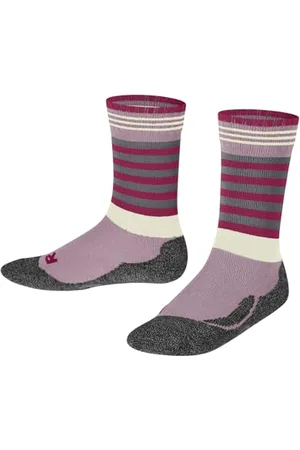 Falke Unisex Kinder Socken Active Frog K So Wolle Funktionsmaterial dick atmungsaktiv gemustert 1 Paar, , 23-26