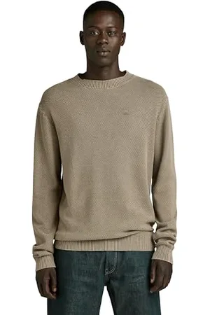 G-Star RAW Herren Moss Knitted Pullover, , S