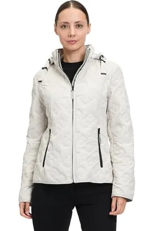 gil-bret Damen Sommerjacke mit Kapuze Cream,40