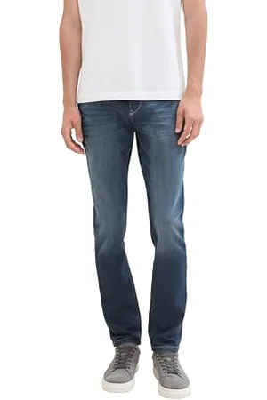 TOM TAILOR Herren 1037638 Josh Regular Slim Jeans mit Stretch, 10163-Dark Stone Blue Grey Denim, 33W x 32L