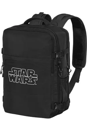STAR WARS Logo-Großer Mercury Handgepäck Rucksack 47x23x33cm, Schwarz, Kapazität 35 L