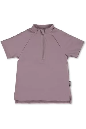 Sterntaler Kurzarm -Schwimmshirt - Schwimmshirt aus Bademodenstoff- UV Shirt für Mädchen mit UV -Schutz 50+ und Reißverschluss - Rashguard Baby und Kinder für Badespaß - , 98