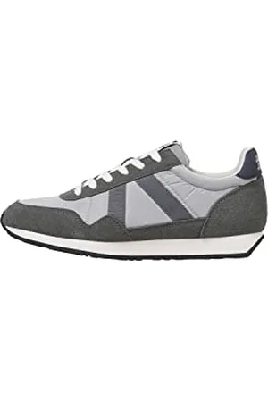 JACK & JONES Herren JFWHAWKER MESH Combo Sneaker, Frost Gray/Detail:Vapor Blue, 43 EU