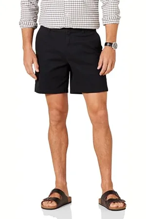 Amazon Herren 18 cm Lange Stretch-Chinohose mit schmaler Passform, , 34W