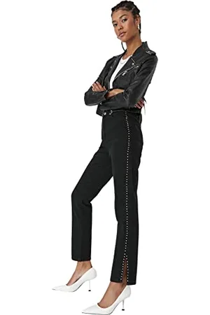 Trendyol Damen Herren Hoher Bund Bootcut & Flared Jeans, , 36 EU
