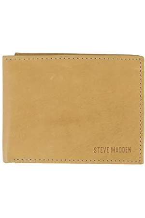 Steve Madden Herren Leather Wallet Extra Capacity Attached Flip Pockets Geldbörse, , Einheitsgröße