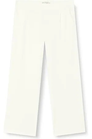 Ichi IHKATE SUS Long Wide PA2 Damen Hose Stoffhose mit Stretch hoher Elastikbund weiter Schnitt, Größe:L, Farbe: