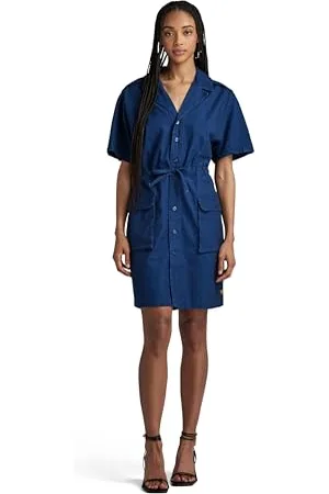 G-Star RAW Damen Soft Utility Kleid, , L