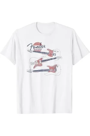 Fender Vintage Guitar Line Drawing T-Shirt