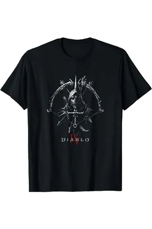 Diablo VI Masked Rogue Icon Bow & Sword T-Shirt