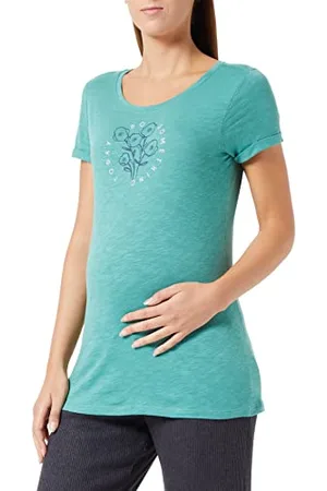 Noppies Maternity Damen Tee Olivarez Short Sleeve T-Shirt, deep sea-P986, M