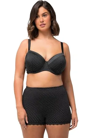 Ulla Popken Damen Wire-Bra, Softcup, Satin BH, , 85B