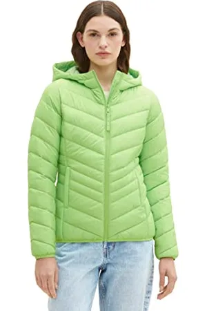 TOM TAILOR Damen Lightweight Steppjacke mit Kapuze, , XS