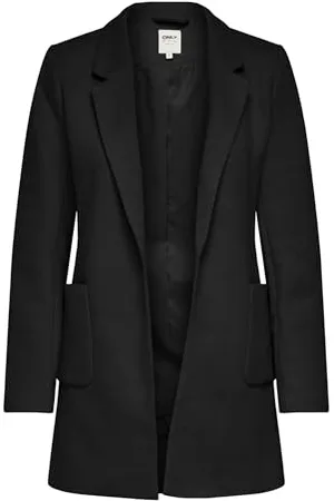 ONLY Damen ONLBAKER-Linea Life L/S Coatigan CC TLR Blazer, Black, S