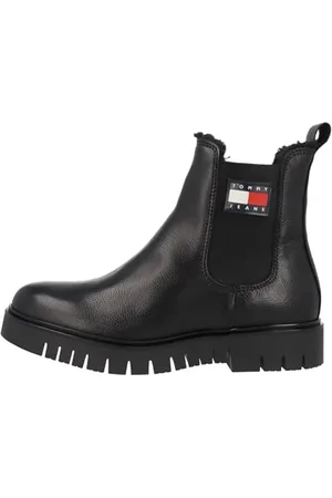 Tommy Hilfiger Damen Chelsea Boots warm, (Black), 37