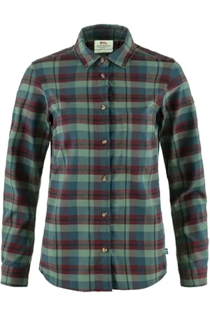 Fjällräven Fjallraven 86988-357-614 Singi Fjäll Shirt W T-Shirt Damen Port-Patina Green Größe M
