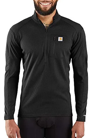 Carhartt Herren Force Tech Quarter-Zip Thermal Base Layer Long Sleeve Baselayer-Shirt, , L