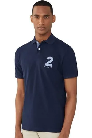Hackett Herren Heritage Number Polo, , XL