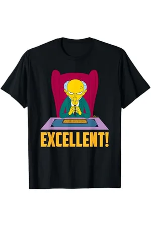 The Simpsons Mr. Burns at Desk Excellent T-Shirt
