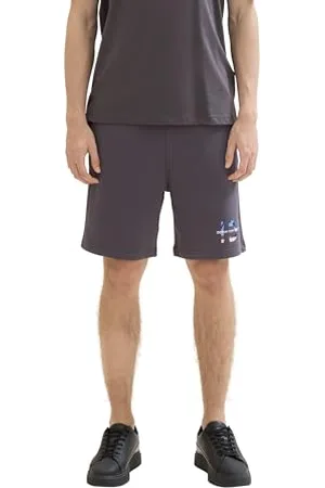 TOM TAILOR Herren Relaxed Fit Sweatpants Shorts, , XL