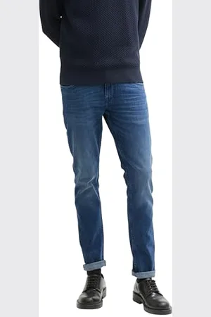 TOM TAILOR Herren Troy Slim Jeans mit Stretch, , 33/32