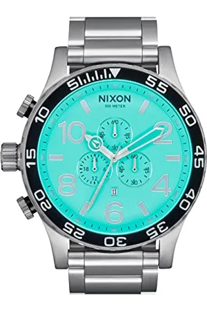 Nixon Herren Analog Quarz Uhr mit Edelstahl Armband A083-2084-00