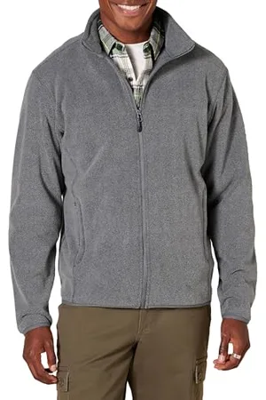 Amazon Herren Fleecejacke mit durchgehendem Reißverschluss (in Big und Tall erhältlich), , XS