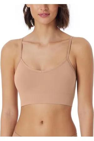 Schiesser Damen Bustier Mit Removable Pads Nahtlos Casual Seamless Sport-BH, , L EU