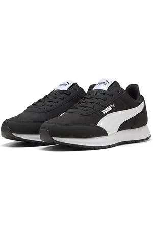 PUMA Unisex R78 LIGHTWIND Sneaker, Black White, 42 EU